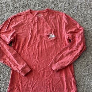 Men's Red Long Sleeve Shirt